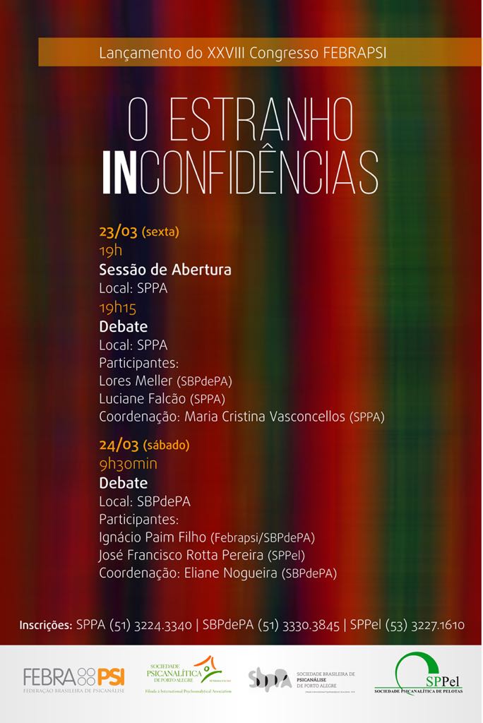 XXVII Congresso Brasileiro de Psicanálise em construção