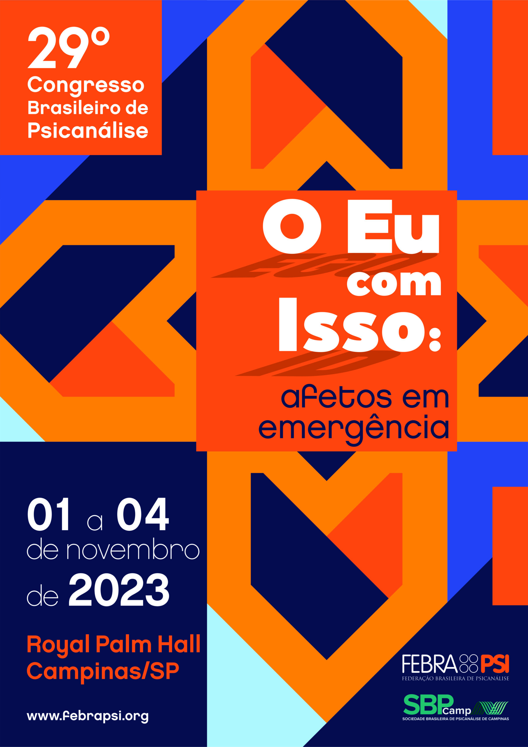FEBRAPSI apresenta logomarca do 29º Congresso Brasileiro de Psicanálise