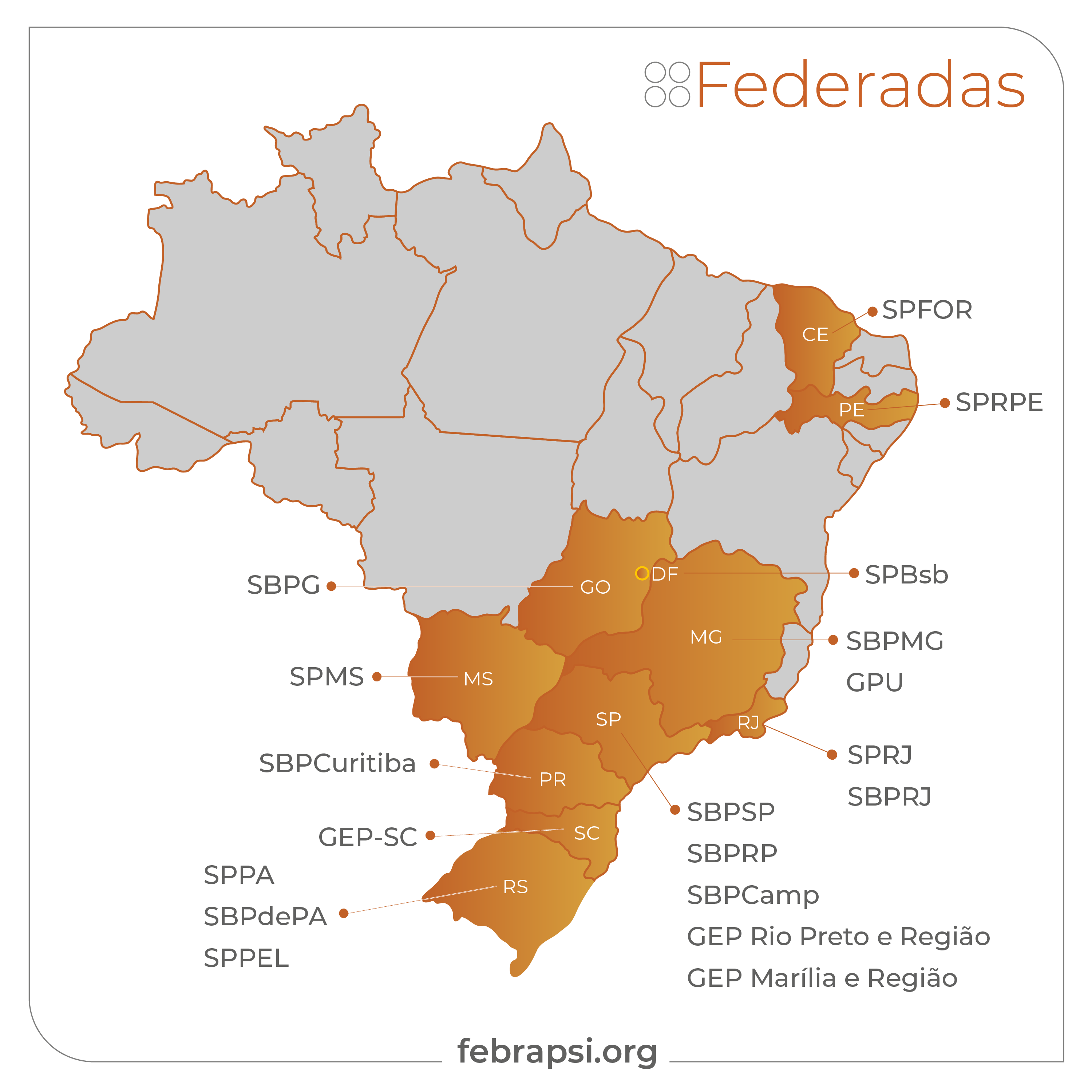 Mapa das Federadas