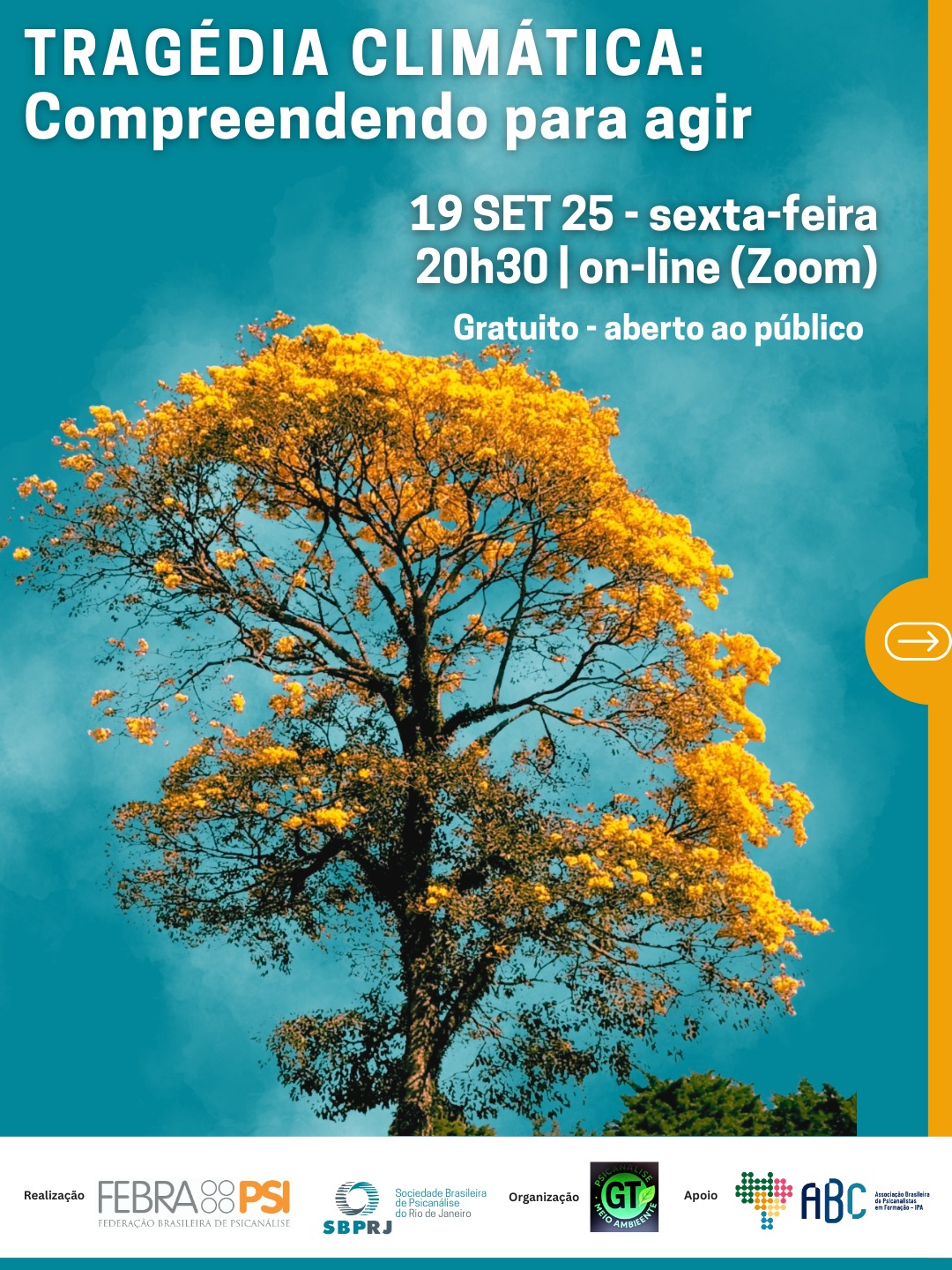 Participe do evento “Tragédia Climática: compreendendo para agir”. Faça sua inscrição