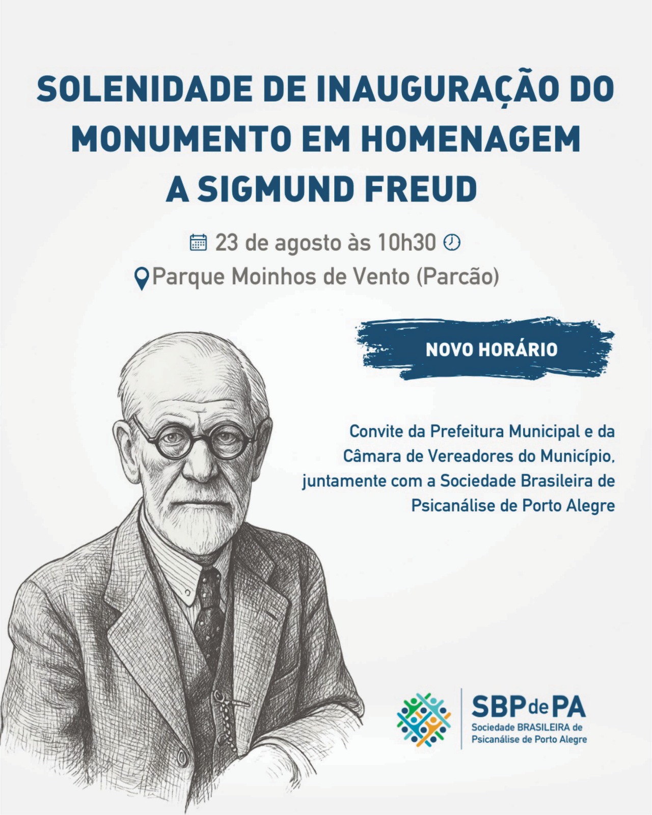SBPdePA homenageia Freud com monumento em parque