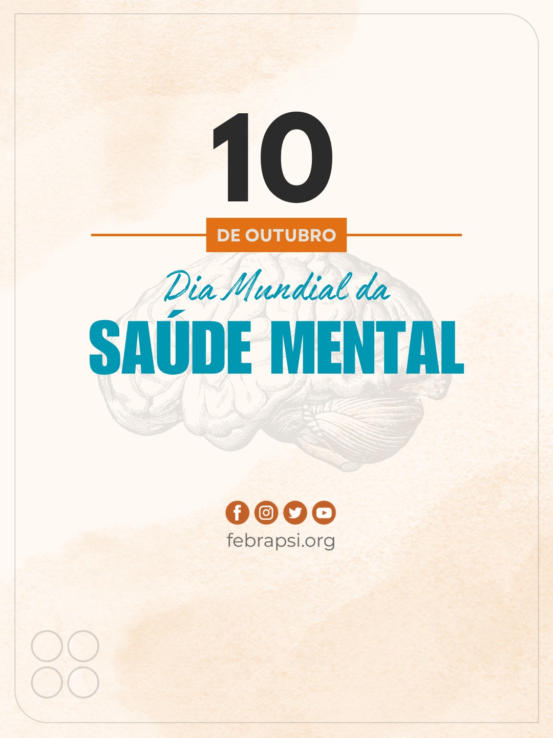10 de outubro – Dia Mundial da Saúde Mental