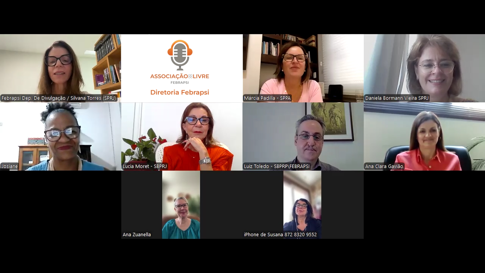 Disponível nova edição do podcast Associação Livre: “Especial Diretoria Febrapsi – Legado, Ética e a Psicanálise Hoje (Parte 1)”.