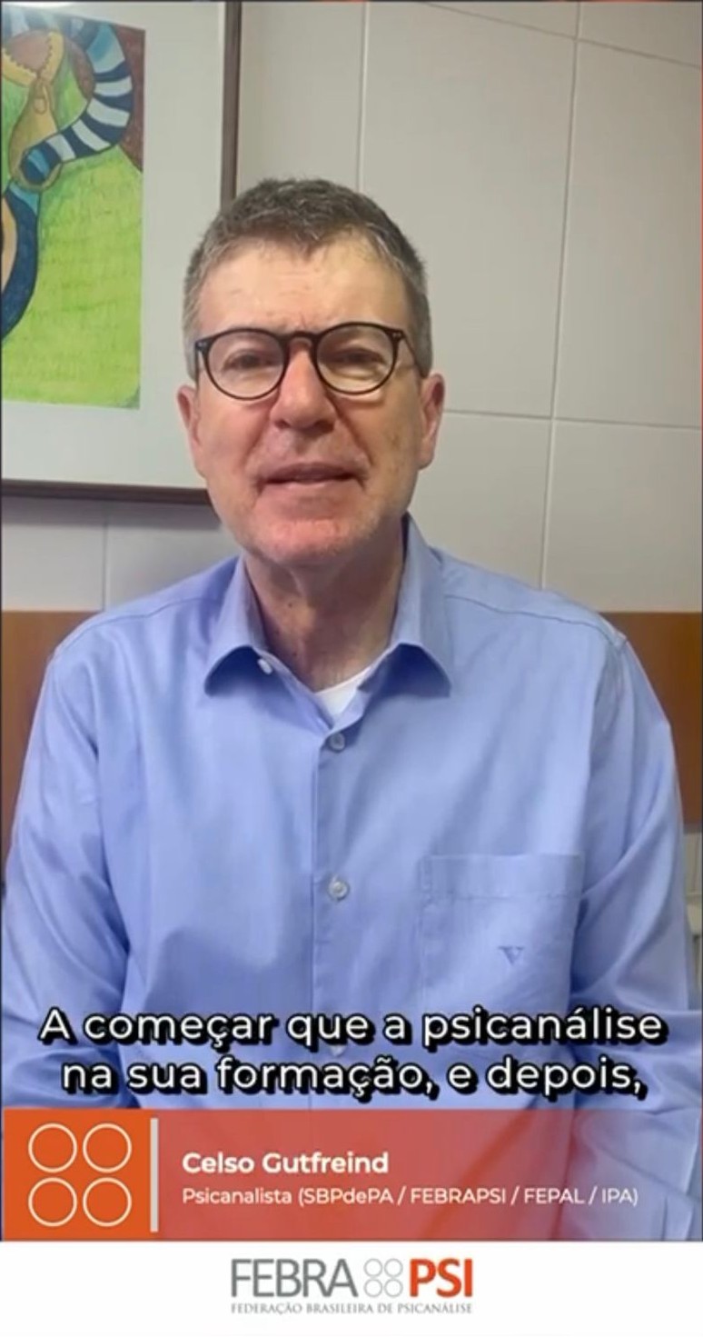 DROPS de Psicanálise: com Celso Gutfreind (SBPdePA) discorre sobre a escrita criativa em psicanálise