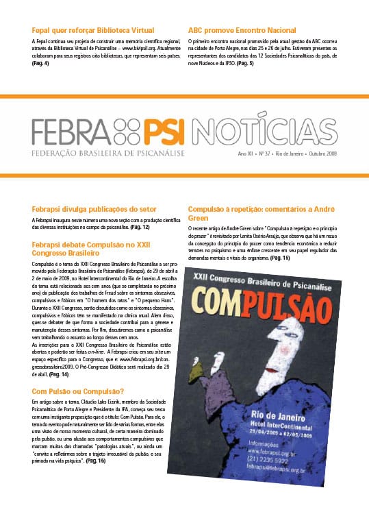 FEBRAPSI Notícias Nº 37 - Outubro de 2008