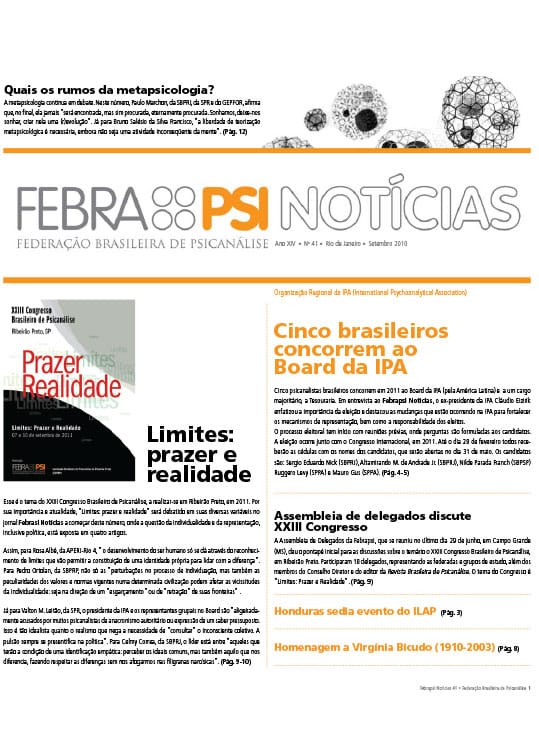 FEBRAPSI Notícias Nº 41 - Setembro de 2010