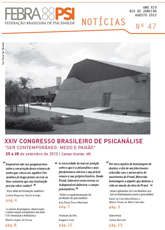 FEBRAPSI Notícias Nº 47 - Agosto de 2012