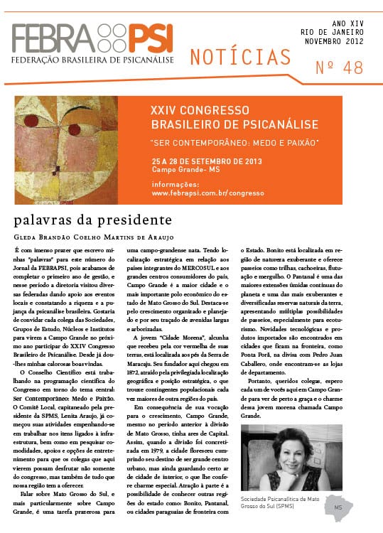 FEBRAPSI Notícias Nº 48 - Novembro de 2012