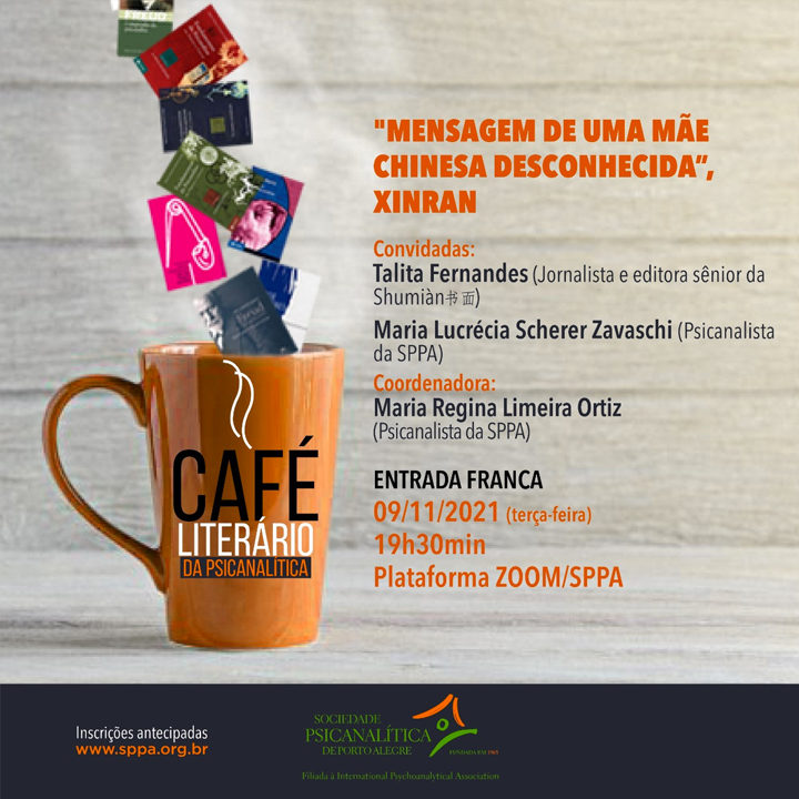 Café Literário da Psicanalítica - "Mensagem de uma mãe chinesa desconhecida”, de Xinran