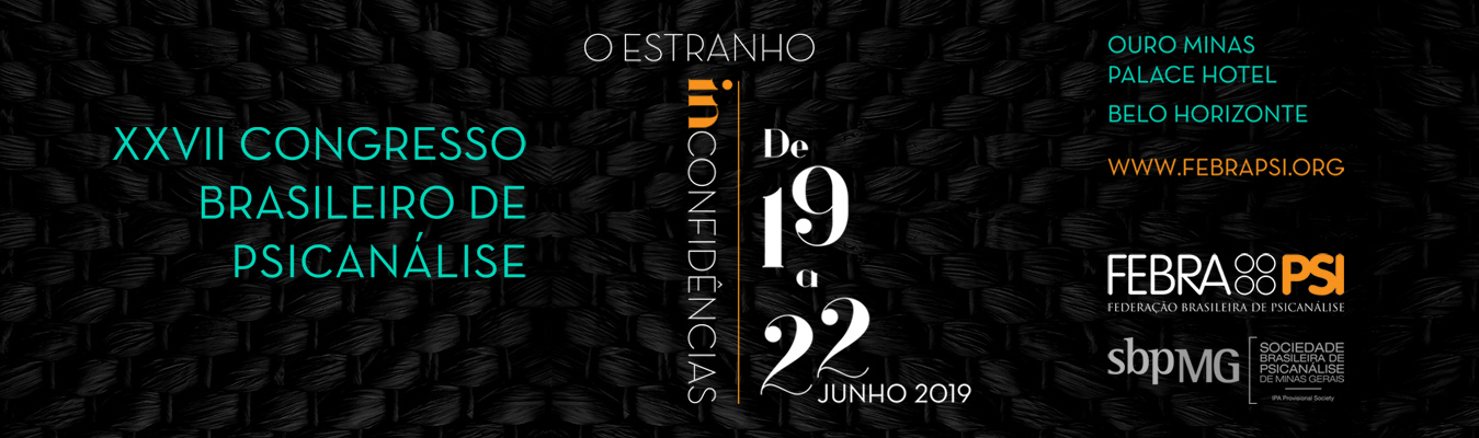 XXVII Congresso de Psicanálise: O Estranho – ensaio de Carlos de Almeida Vieira