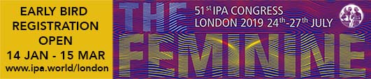 Inscreva-se no 51º Congresso da IPA 2019 com desconto especial até 15/03. Assista ao vídeo e veja também: Congresso poderá ter tradução para o português.