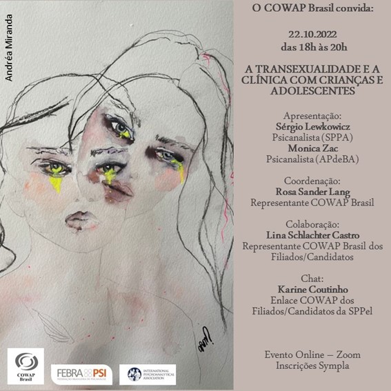 COWAP realiza evento sobre a transexualidade e a clínica com crianças e adolescentes
