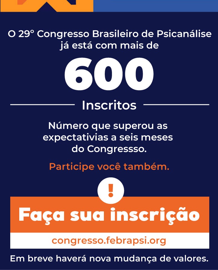 Mais de 600 inscritos! Não fique fora dessa. Inscreva-se
