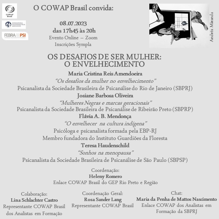 COWAP: Desafios de ser mulher no envelhecimento. Clique aqui e saiba mais