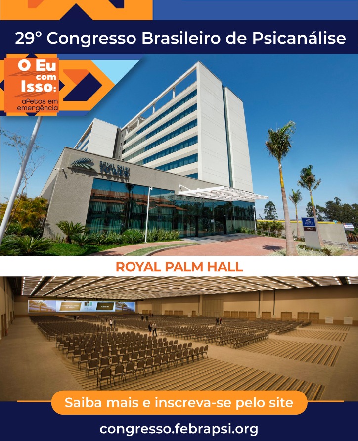 Participe do 29º Congresso Brasileiro de Psicanálise, em Campinas.