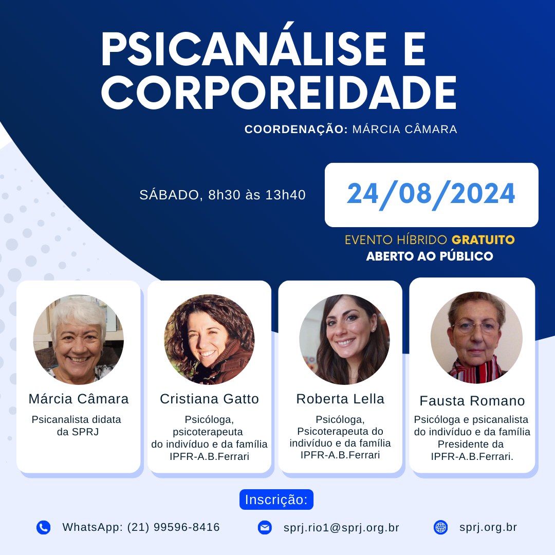 SPRJ - Psicanálise e corporeidade